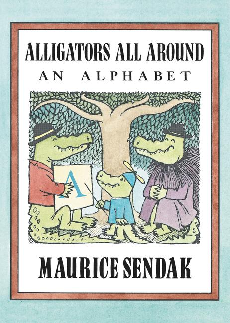 Item #228527 Alligators All Around Board Book: An Alphabet. Maurice Sendak