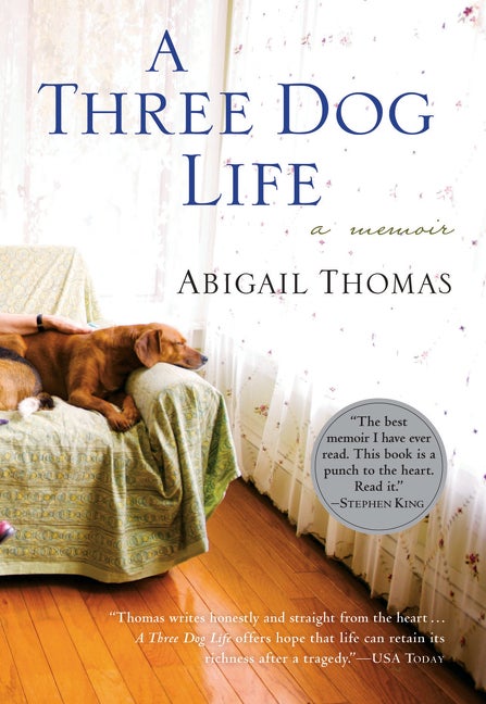 Item #286998 A Three Dog Life. Abigail Thomas