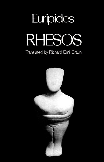 Item #187965 Rhesos (Greek Tragedy in New Translations). Euripides