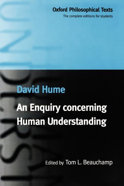 Item #282016 An Enquiry concerning Human Understanding (Oxford Philosophical Texts). David Hume