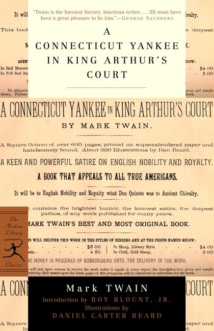Item #279012 A Connecticut Yankee in King Arthur's Court (Modern Library Classics). Mark Twain