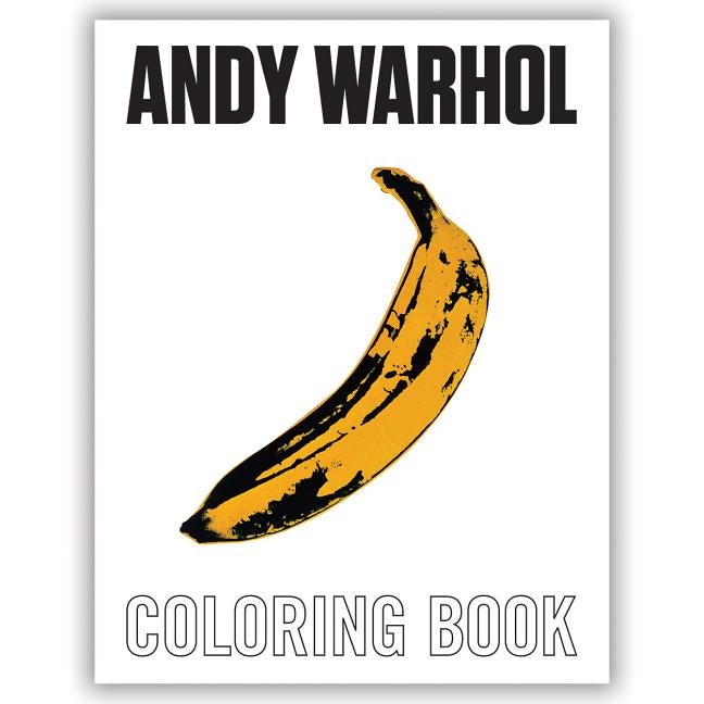 Item #274199 Andy Warhol Coloring Book. Warhol Mudpuppy, Andy