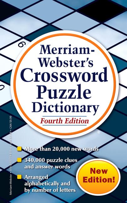 Item #279019 Merriam-Webster’s Crossword Puzzle Dictionary