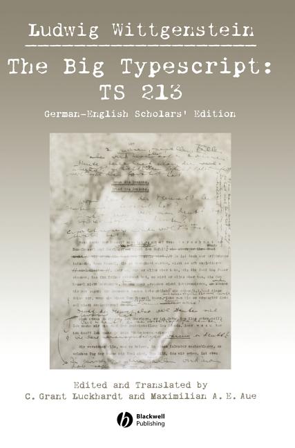 Item #276183 The Big Typescript: TS 213. Ludwig Wittgenstein