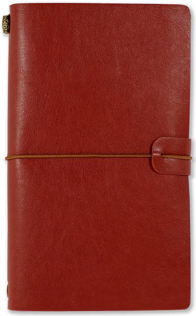 Item #274802 Voyager Refillable Notebook - Burgundy (Traveler's Journal, Planner, Notebook)....