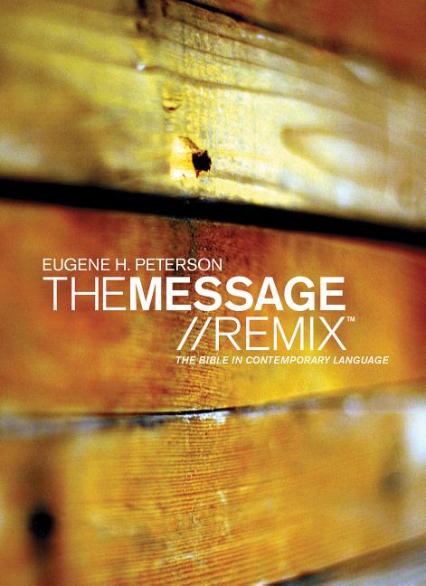 Item #245644 The Message//REMIX (Hardcover, Wood): The Bible in Contemporary Language