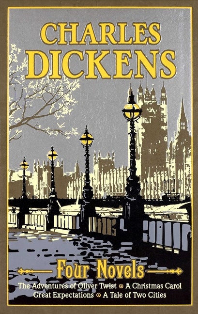 Item #235183 Charles Dickens: Four Novels (Leather-bound Classics). Charles Dickens