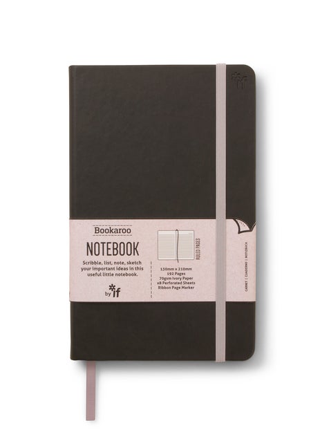 Item #257349 Bookaroo Notebook Journal - Black