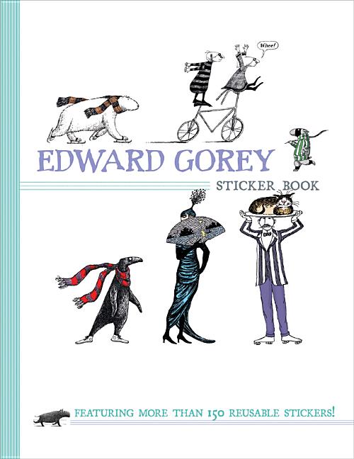 Item #271947 Edward Gorey Sticker Book. Edward Gorey.