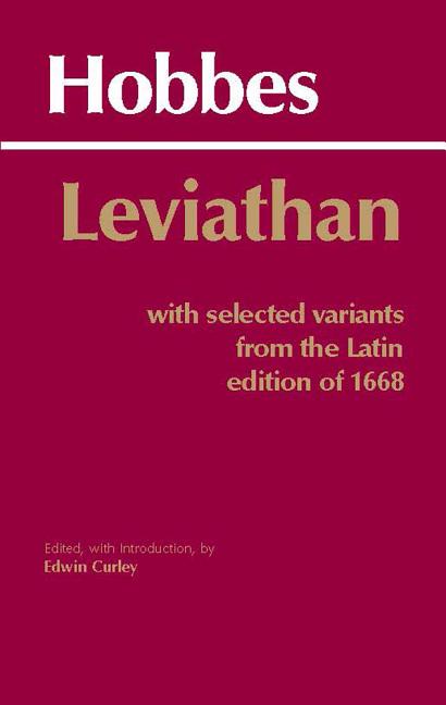 Item #283162 Leviathan: With selected variants from the Latin edition of 1668 (Hackett Classics)....