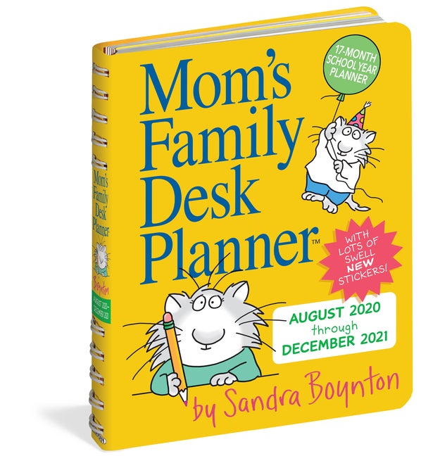 Item #234548 Mom's Family Desk Planner 2021. Sandra Boynton
