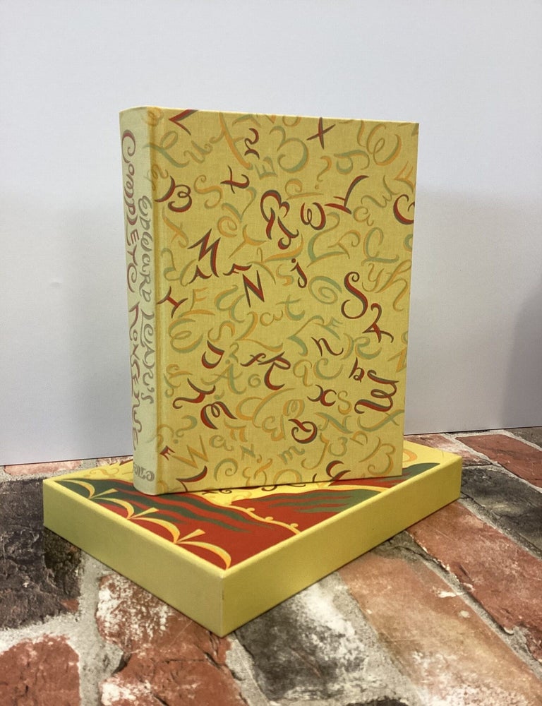 Item #1041408 Edward Lear's Complete Nonsense (Folio Society Hand-Coloured Slipcased Edition). Edward Lear.