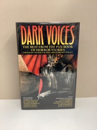 DARK VOICES: The Best from the Pan Book of Horror Stories. Clarence Paget Stephen Jones, eds.